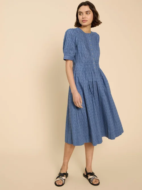 Midikleid Celeste - Mid Blue - 52/R Bild 3