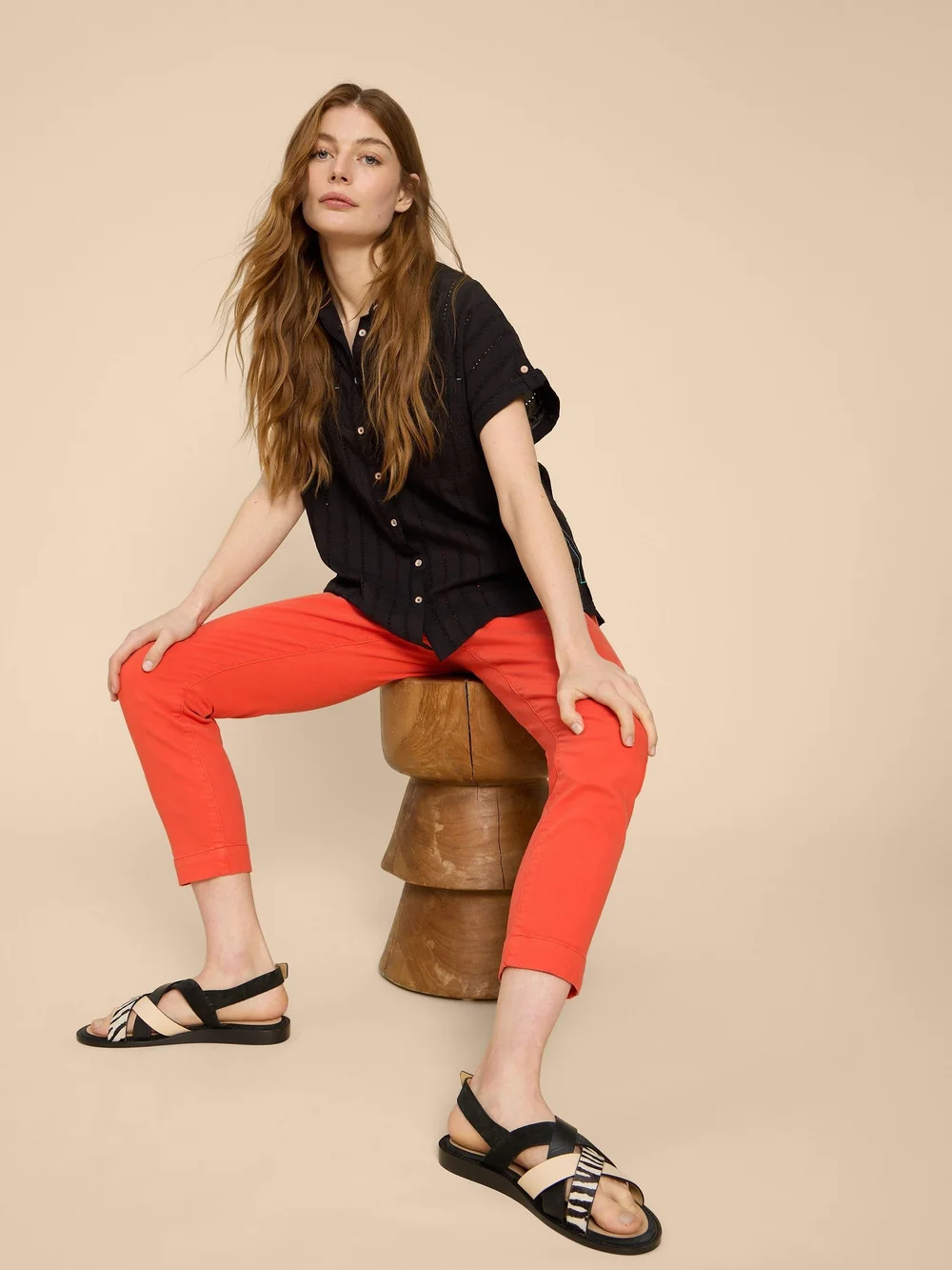 Knöchellange Jegging Janey - Brt Orange - 52/R Bild 1