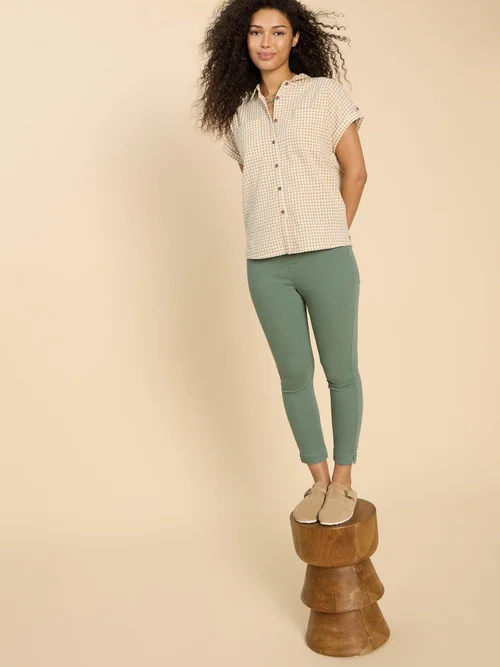 Knöchellange Jegging Janey - Mid Green - 52/R Bild 1