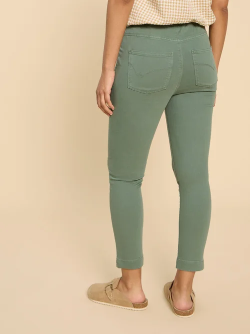 Knöchellange Jegging Janey - Mid Green - 52/R Bild 4