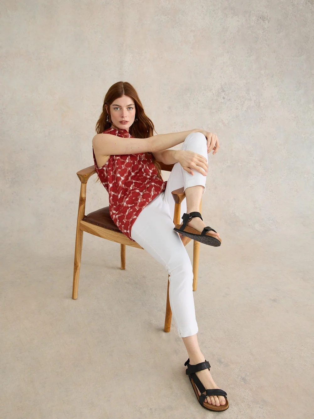 Knöchellange Jegging Janey - Nat White - 52/R Bild 1