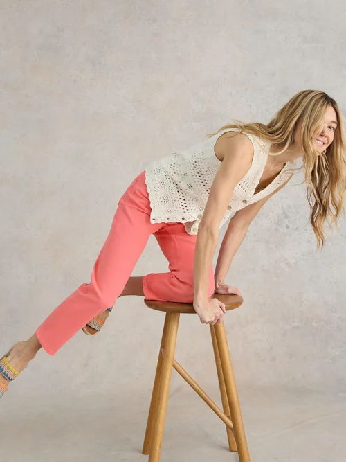 7/8-Jeans Blake mit geradem Bein - Brt Pink - 52/R Bild 1