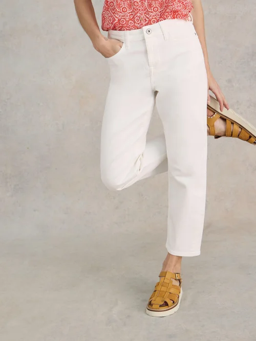 7/8-Jeans Blake mit geradem Bein - Nat White - 52/R Bild 3