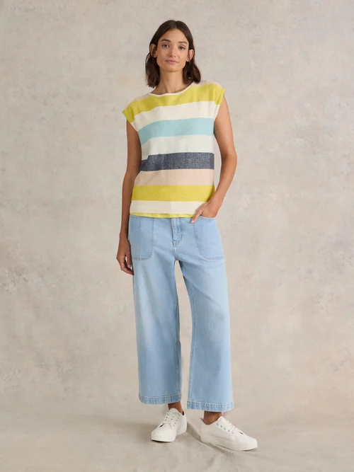 7/8-Jeans Tia mit weitem Bein - Lgt Denim - 52/R Bild 2