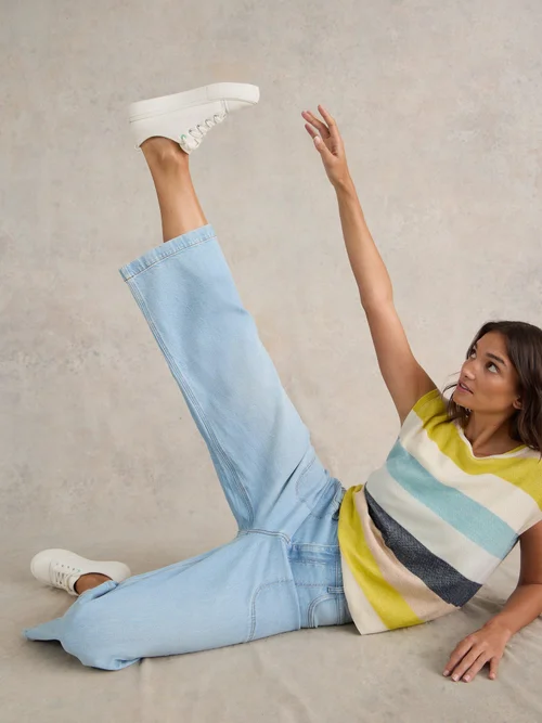 7/8-Jeans Tia mit weitem Bein - Lgt Denim - 52/R Bild 1
