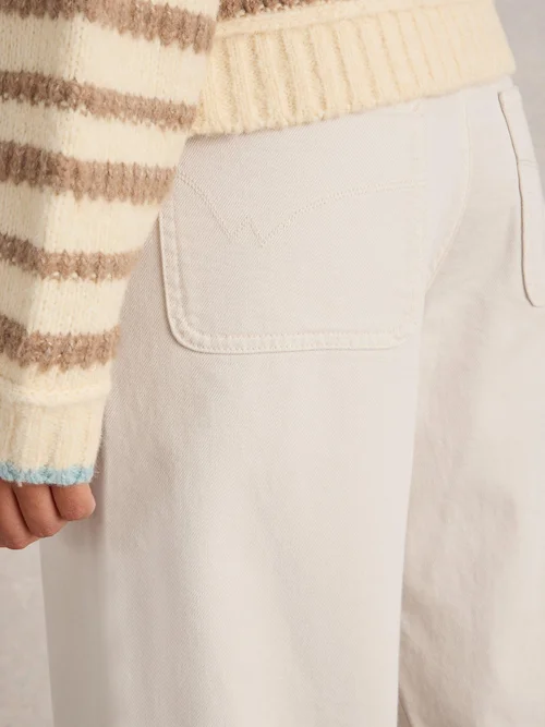 7/8-Jeans Tia mit weitem Bein - Nat White - 50/R Bild 3