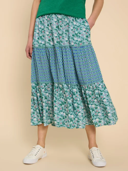 Rock Mabel mit Mustermix - Teal Pr - 52/R Bild 3