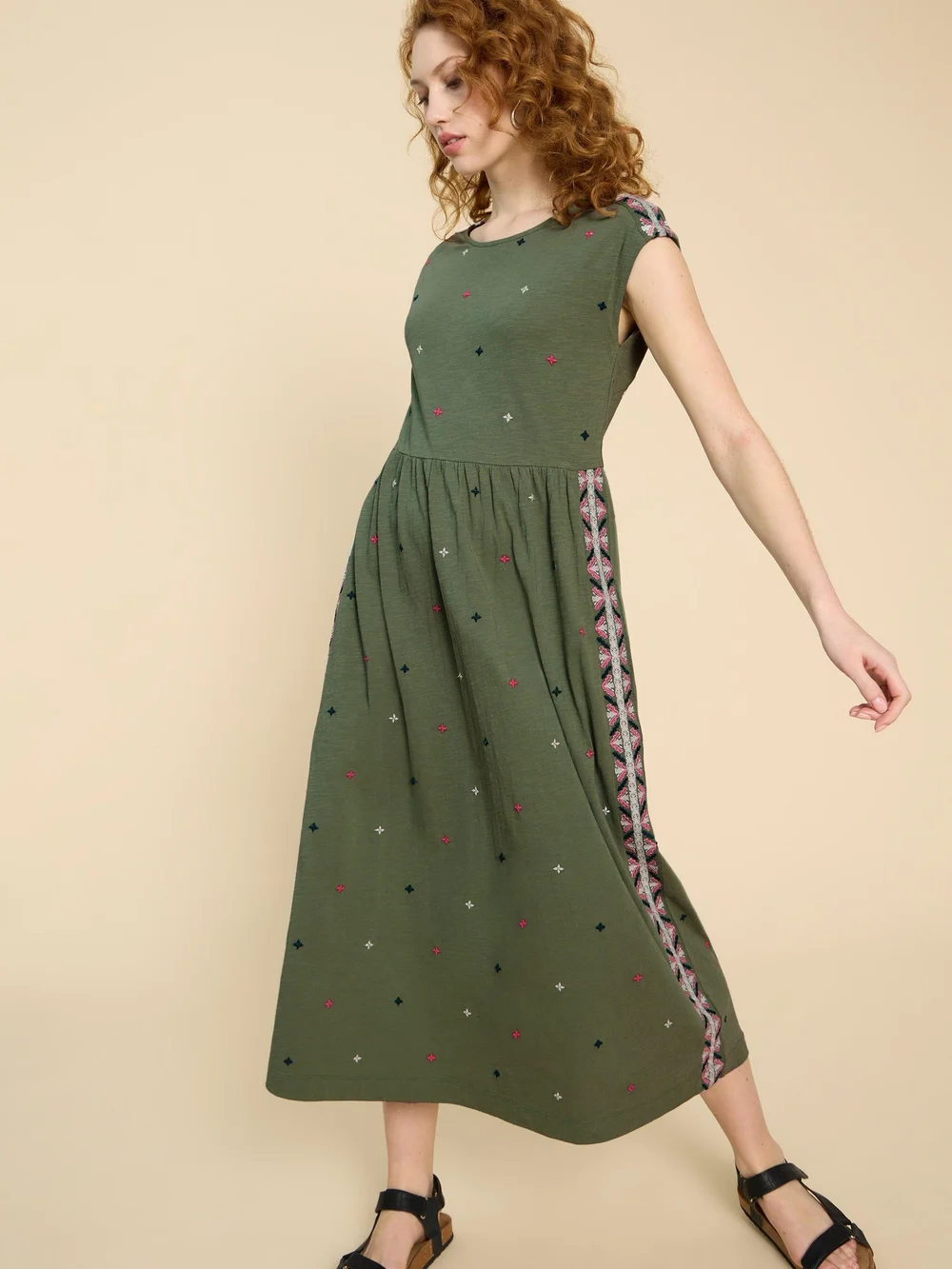 Besticktes Kleid Addison - Green Mlt - 52/R Bild 1