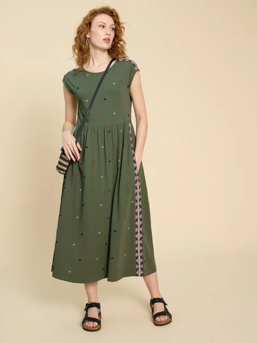 Besticktes Kleid Addison - Green Mlt - 52/R Bild 2