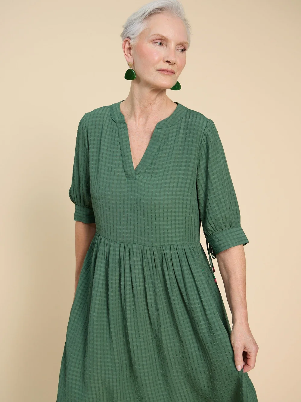 Kleid Amelia - Mid Green - 52 Bild 1