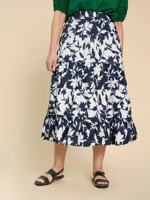Mayra Midirock mit Printmix - Navy Pr - 42/R Bild 2