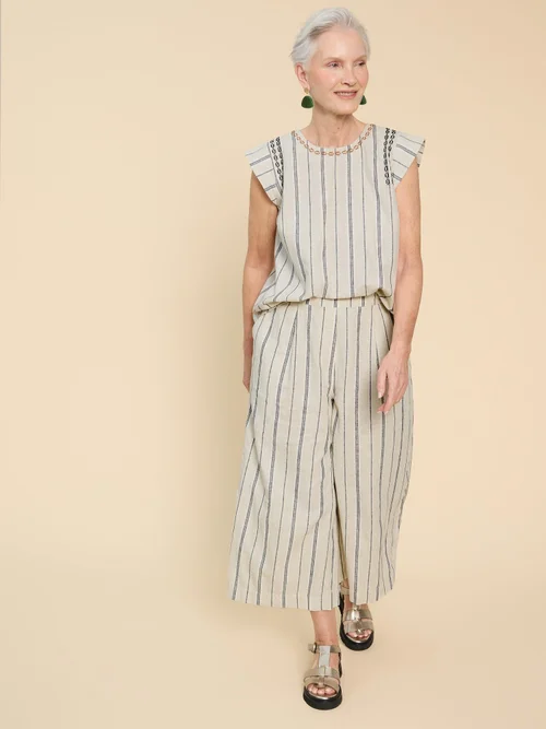 Lisette Gestreifte Culotte - Nat Mlt - 52/R Bild 1