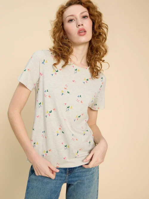 Abbie T-Shirt mit Print - Nat Pr - 52 Bild 3