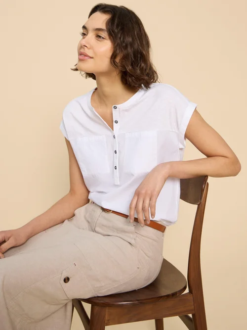 Beth Bluse aus Jersey-Mix - Bril White - 52 Bild 1