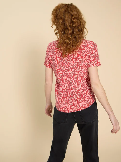Penny Jerseybluse mit Taschen - Red Pr - 52 Bild 4