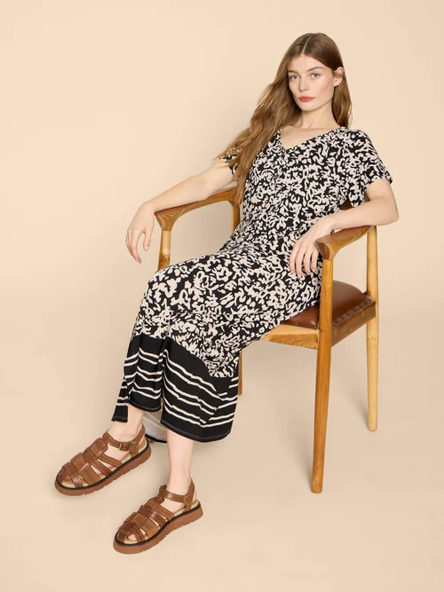 Amelia Jerseykleid - Blk Pr - 52/R Bild 2