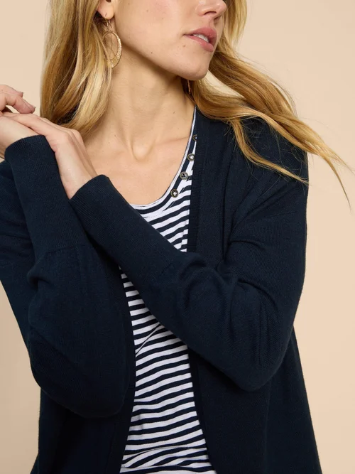 Leah Lange Strickjacke - Dark Navy - XL Bild 2