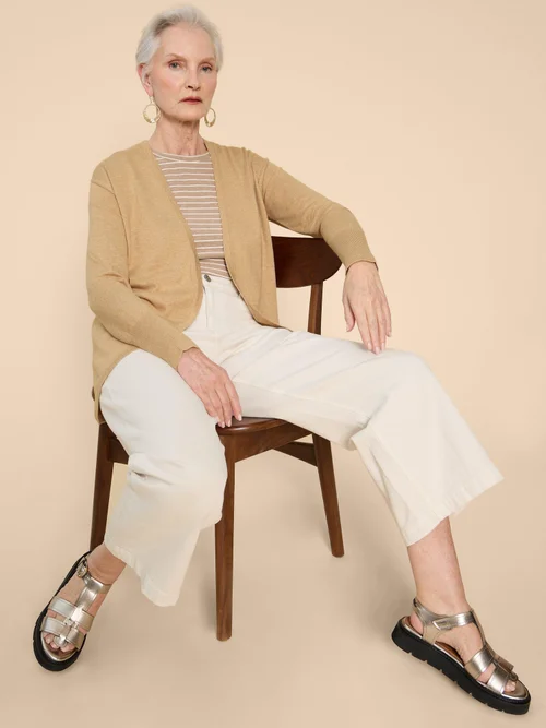 Leah Lange Strickjacke - Lgt Nat - XL Bild 2