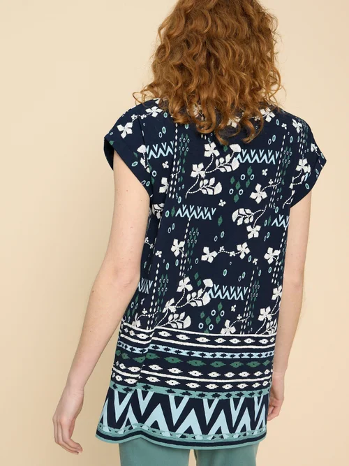 Carrie Tunika - Navy Pr - 50 Bild 4