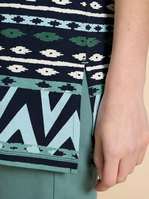 Carrie Tunika - Navy Pr - 50 Bild 3