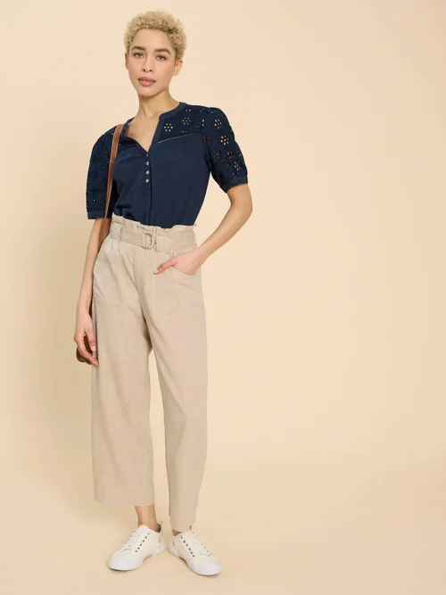 Bella Besticktes T-Shirt - Fr Navy - 52 Bild 3