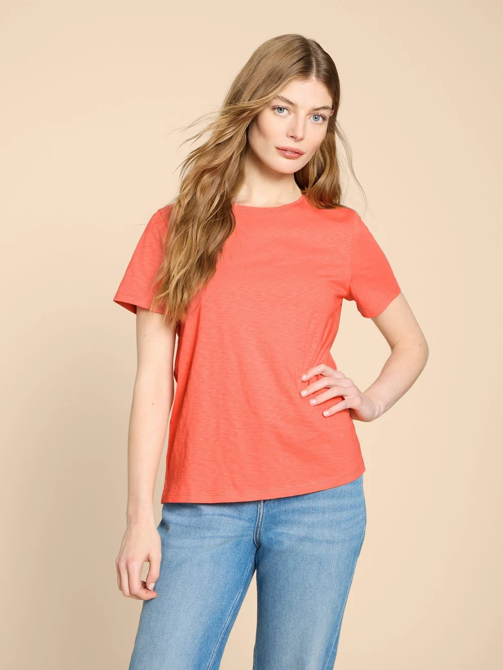 Abbie T-Shirt - Brt Orange - 48 Bild 1