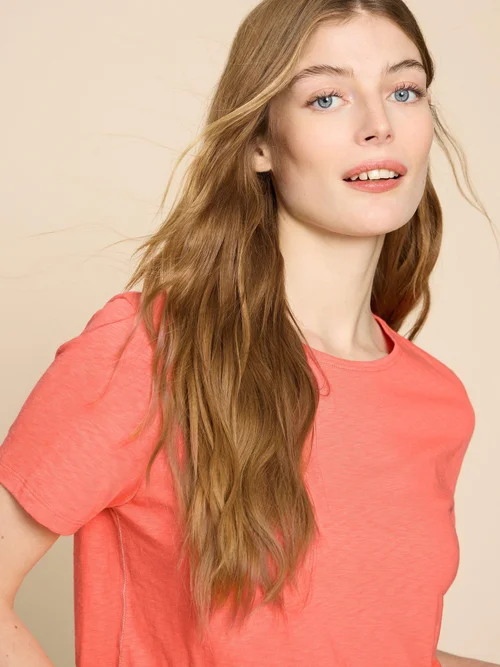 Abbie T-Shirt - Brt Orange - 52 Bild 3