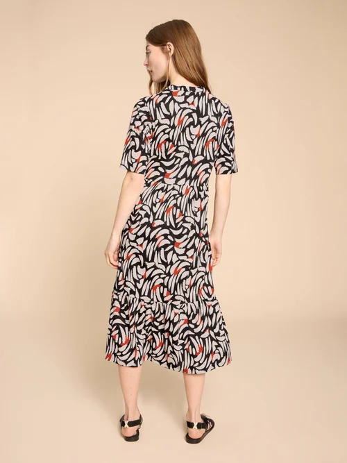 Naya Jerseykleid - Blk Mlt - 52/R Bild 4