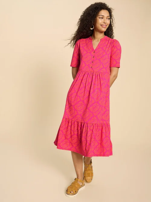 Naya Jerseykleid - Orange Pr - 52/R Bild 2