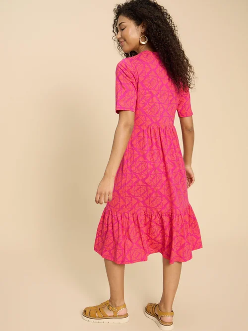 Naya Jerseykleid - Orange Pr - 52/R Bild 4