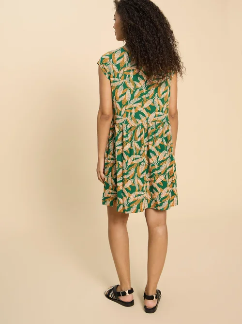 Everly Blusenkleid aus Jersey - Green Pr - 52/R Bild 4