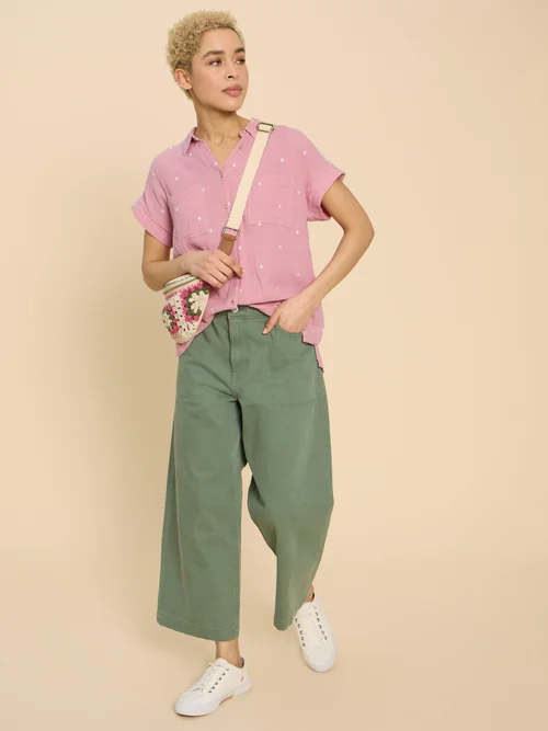 Bluse Emma aus Doppeltuch - Pink Mlt - 52 Bild 2