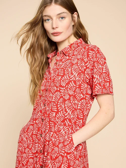 Ria Blusenkleid aus Jersey - Red Pr - 52 Bild 3