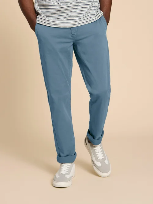 Sutton Chinohose aus Bio-Baumwolle - Mid Blue - 40/R Bild 3