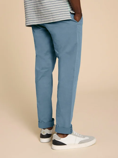 Sutton Chinohose aus Bio-Baumwolle - Mid Blue - 40/R Bild 4