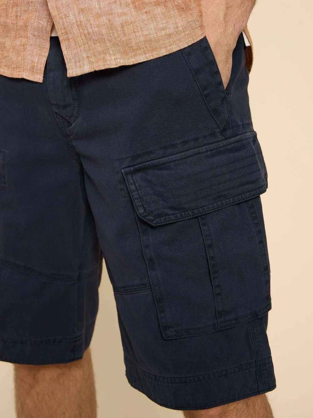 Halsall Cargoshorts aus Bio-Baumwolle - Dark Navy - 38/R Bild 1