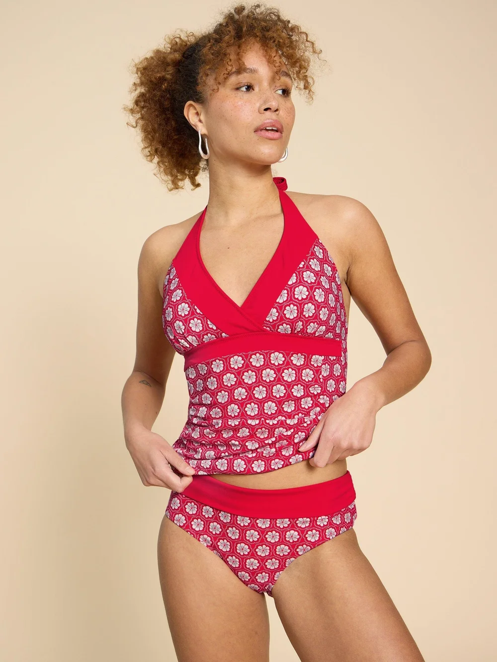Sunshine Bikinihose zum Wenden - Red Mlt - 50 Bild 1