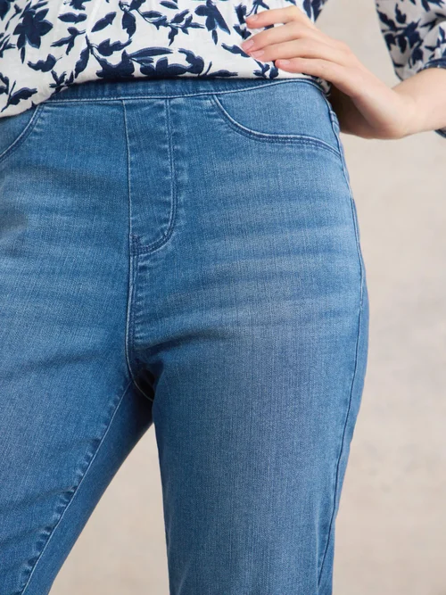 Janey Gekürzte Jegging - Mid Denim - 38/R Bild 3