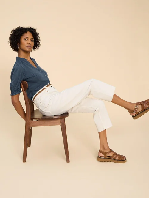 Penelope Bestickte Bluse - Indigo Ble - 52 Bild 1