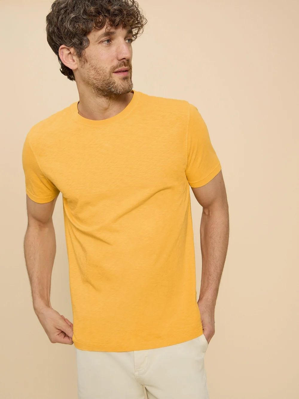 Abersoch T-Shirt - Dk Yellow - S Bild 1