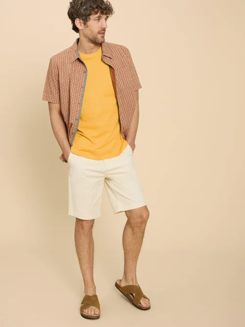 Abersoch T-Shirt - Dk Yellow - S Bild 3