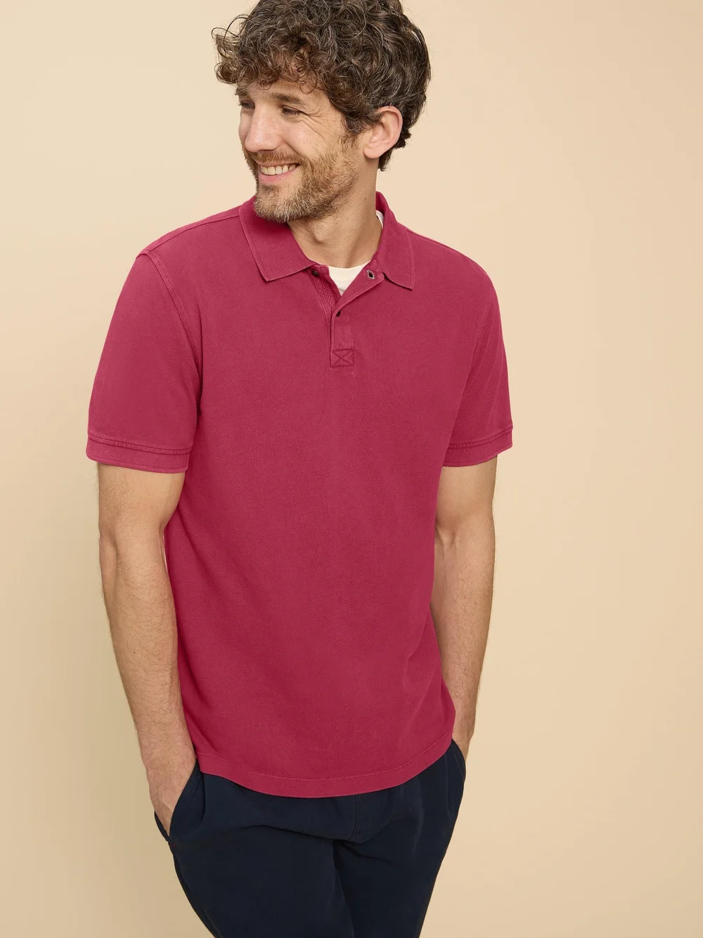 Utility Polohemd - Deep Pink - XXXL Bild 1