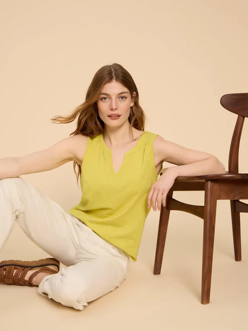 Laila Trägertop - Mid Yellow - 52 Bild 1