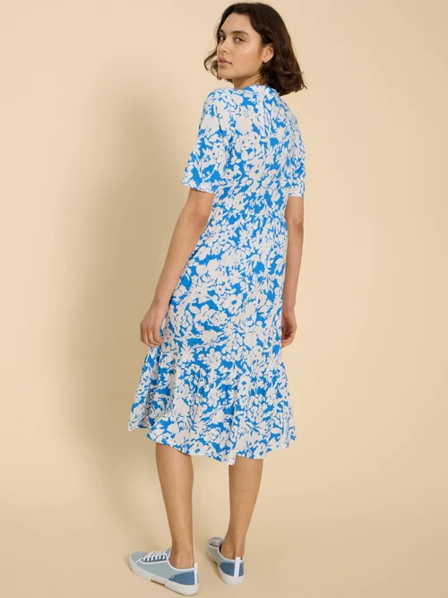 Naya Jerseykleid - Blue Mlt - 52/R Bild 4