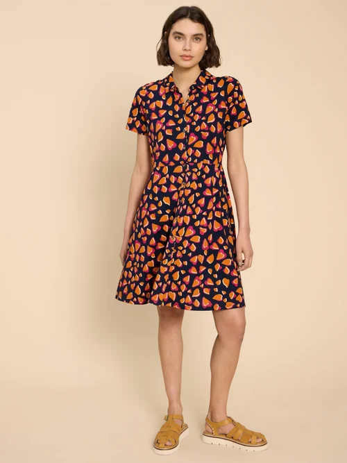 Ria Blusenkleid aus Jersey - Navy Pr - 52 Bild 3