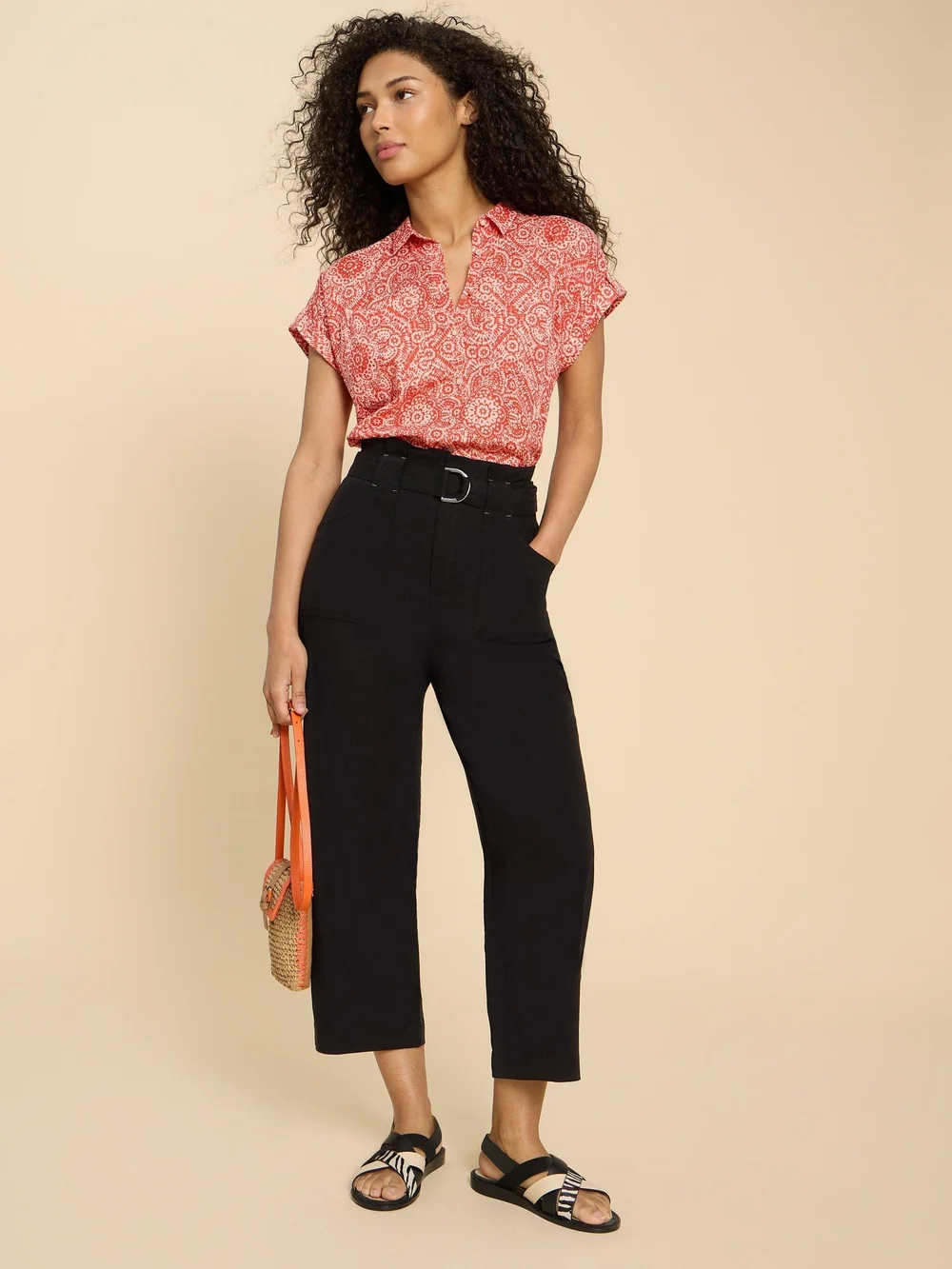 Teakie Hose aus Leinen und TENCEL™ Lyocell - Pure Blk - 52/R Bild 1