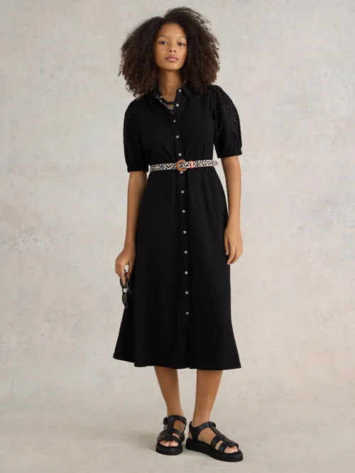Blusenkleid Rua - Pure Blk - 52/R Bild 3