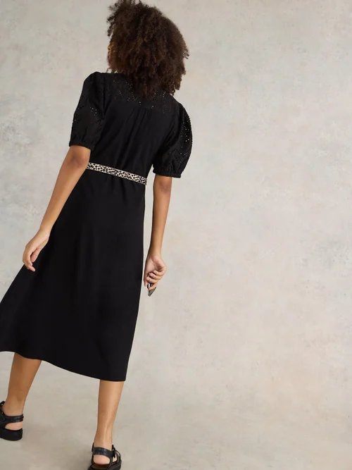 Blusenkleid Rua - Pure Blk - 52/R Bild 4