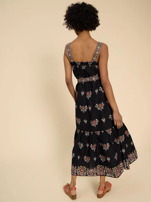 Fiona Maxikleid - Blk Pr - 52/R Bild 4
