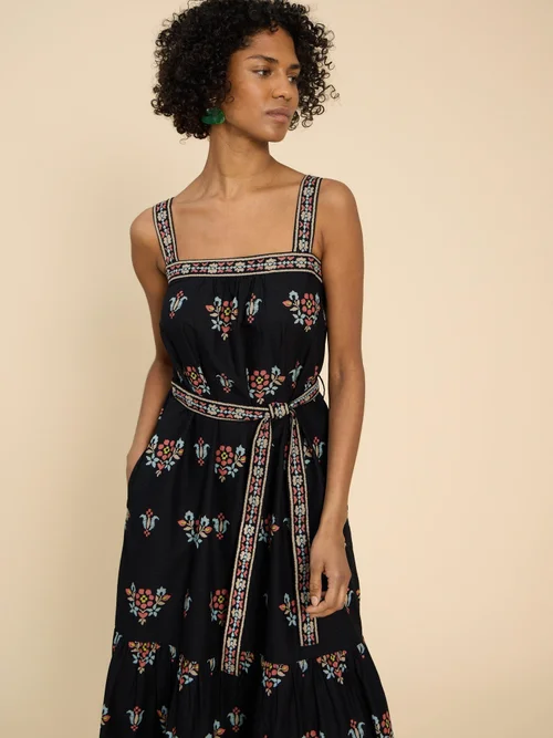 Fiona Maxikleid - Blk Pr - 52/R Bild 3